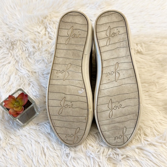 Joie Devon Snake print lace up high top sneakers platform shoes women size 38 8 - Picture 8 of 8